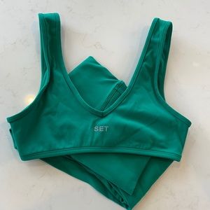 Set Active Sportbody Palm Bra and Leggings